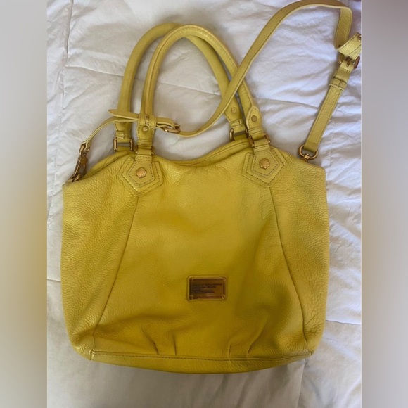 “Marc Jacobs Fran bag in yellow leather”. Used- Good condition - Picture 1 of 7